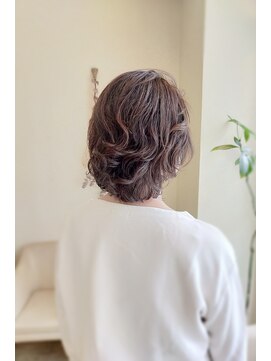 エイチ エアー ダヴ H air DAV調布北口 ミディアムパーマスタイル