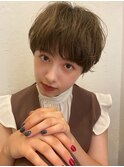 【神田安優奈】ショコラベージュのマッシュショート