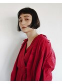 ワイドバングミニボブ