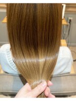 ジーナ 西荻窪(Zina)&nbsp;小顔セミウェットウェーブピンクベージュハイライトカラー