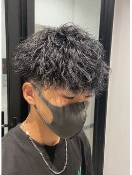 ゴールド 渋谷本店(GOALD) メンズ ツイストスパイラル刈り上げマッシュスパイラルパーマ