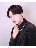 センターパート ナチュラル 韓国風