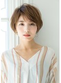 大人かわいい小顔ショート