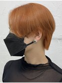 ハンサムショートオレンジカラー