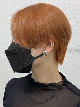 プライズ 表参道原宿店(prize) ハンサムショートオレンジカラー