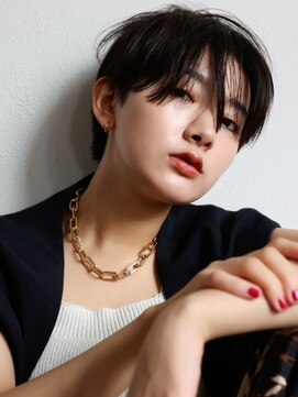 ミット バイ ツリー 吉祥寺(mit by tree) アッシュブラック×ハンサムショート