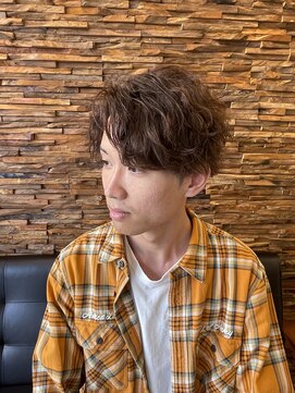 バリチョキ 五香店(BARI CHOKI) ゆるめツイストスパイラル×センターパート