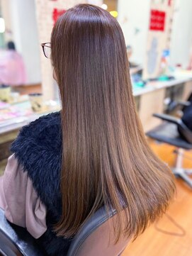 アークスヘアー 20代30代大人可愛い髪質改善カラーミルクティーアッシュ透明感