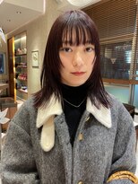 ピークアブー 原宿ハラカド(PEEK-A-BOO) 20代/30代/レイヤー/暖色/顔まわり/韓国系/ミディアム/ウルフ