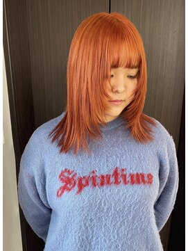 ニコフクオカヘアーメイク(NIKO Fukuoka Hair Make) 《NIKO》春色☆垢抜け間違いなし！暖色系カラーオレンジカラー
