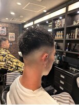 ブロートーキョーバーバーショップ 神田店(Bro Tokyo BARBERSHOP)&nbsp;【神田】ビジネスフェードジェットモヒカンスタイル