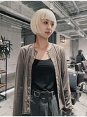 blond BOB...wide bang【Steed/立川】