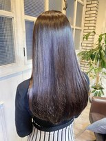 クッキー ヘアーアンドメイク(COOKIE Hair&Make) 【COOKIE髪質改善艶ストレート×ラベンダーアッシュ