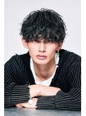 波巻きスパイラルミックスシャドウパーマ
