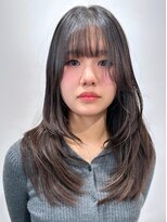 デビュー ヘアーメイク&nbsp;黒髪/ボブルフ/ネビージュ/小顔/ワンレン/宜野湾/髪質改善/前髪