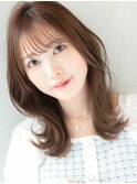 大人可愛いデジタルパーマ似合わせ小顔レイヤーカット