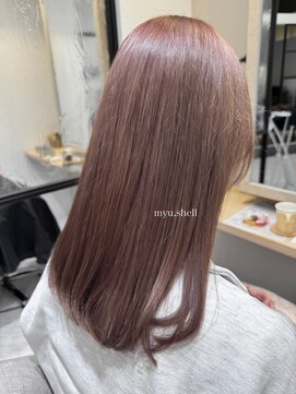 シェルバイコソラ(SHELL by kosora) くすみピンクベージュ