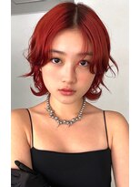 ストラマ(STRAMA) mizuno/レッドデザインカラー/ブリーチなしダブルカラー