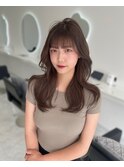グレージュ【韓国ヘア/韓国レイヤー/レイヤーカット】
