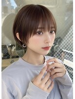 サンド 鹿児島中央(sand)&nbsp;マッシュショート#白髪ぼかし#地毛風縮毛矯正#艶カラー