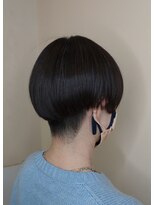 松本平太郎美容室 浦安店 大人かわいい 丸み刈り上げマッシュショート/30代40代50代60代