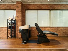 ハロ セラン(Halo serein)の雰囲気（フルフラットで柔らかな寝心地のシャンプー台）