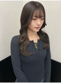 【ダークグレージュ/透明感カラー/ブリーチ/10代/20代】