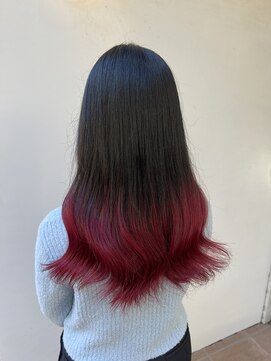 アジールヘア 北千住駅西口店(agir hair) 暖色カラー グラデーション 北千住
