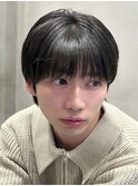 men's/メンズ/ダウンパーマ/黒染め/韓国/ブルーブラック/池袋