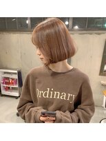 ナループロア ルームー(Nalu pu loa ROOMOO)&nbsp;前下がりラインが可愛いタンバルモリ☆アッシュベージュ