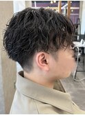 MEN’S HAIR/波巻ツイストスパイラル/フェザーパーマ/千葉駅