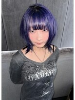 ハコ プラス(HACO+) 【Haco+】Leo_ハッシュボブ_ダブルカラー