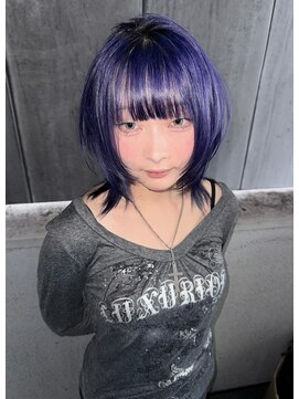 ハコ プラス(HACO+) 【Haco+】Leo_ハッシュボブ_ダブルカラー