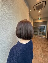 エルサフィロ ヨドヤバシ(el zafiro yodoyabashi)&nbsp;【el zafiro yodoyabashi】少し長めボブスタイル