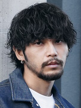 フィフスパーク(fifth PARK) 渋谷波巻きパーマ束感ツイストスパイラル無造作メンズパーマ色気