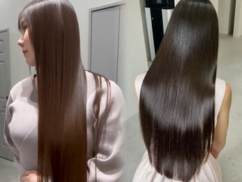 ソヨン 星が丘店(SOYON)の写真/指通りなめらか、ずっと触れていたくなる美しい髪へ。縮毛矯正で手に入れる理想のストレートヘア!(星ヶ丘)