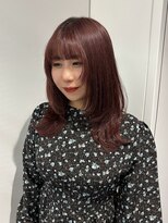 アクシス ナゴヤ(AXIS NAGOYA) 【なつミ】ミルクティーブロンド/ダークブルー/デジタルパーマ/