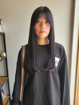 ツイギー 宮西店(TWiGGY) 髪質改善カラー艶髪ミディアムくびれスタイル