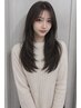 【新規◆当日限定】顔まわり◎小顔レイヤーカット＋艶カラー＋TR