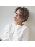 [中村 マサアキ]流しバングのショートスタイル☆