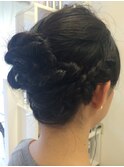 結婚式ヘアセット