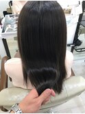 オリーブカラー×髪質改善縮毛矯正