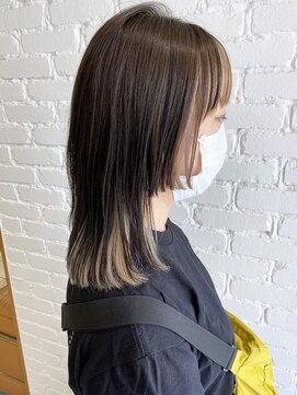 ヴァンカウンシル 春日井店(VAN COUNCIL) インナーカラー　ホワイトベージュ