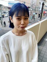 ボコカ(bococa)&nbsp;切りっぱなし×ネイビーブルー