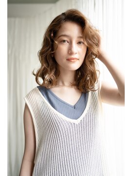 マグノリア オモテサンドウ(MAGNOLiA Omotesando) 大きめウェーブの大人かわいい色気スパイラルパーマ・・担当KAYO