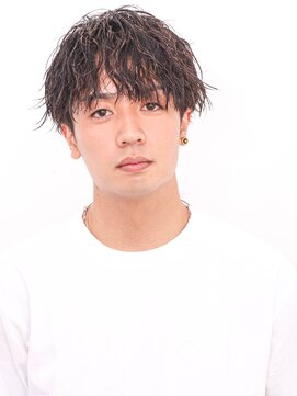 ルックグッドストア(LOOK GOOD STORE) 波巻きツーブロックマッシュスキンフェードアップバング181