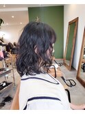 ミディアム×パーマ