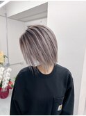 ホワイト/ピンク/ベージュ/ハイトーン/Wカラー/ケアブリーチ