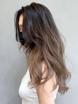 アルバム 渋谷パルコ(ALBUM) ハイバレ_チェリーブラウンフェミニンロング_ba341722