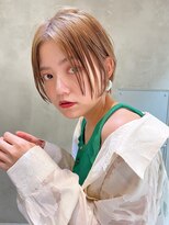 【ARTE表参道/青山】モテ髪ミディアム×ブリーチなし透明感